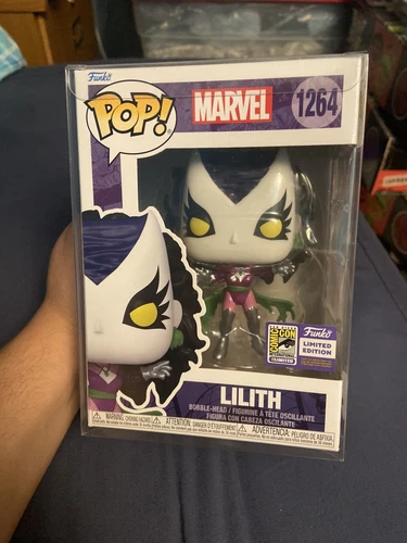 2023 SDCC Funko Pop Marvel Lilith 1264 Official Comic Con Sticker with Protector