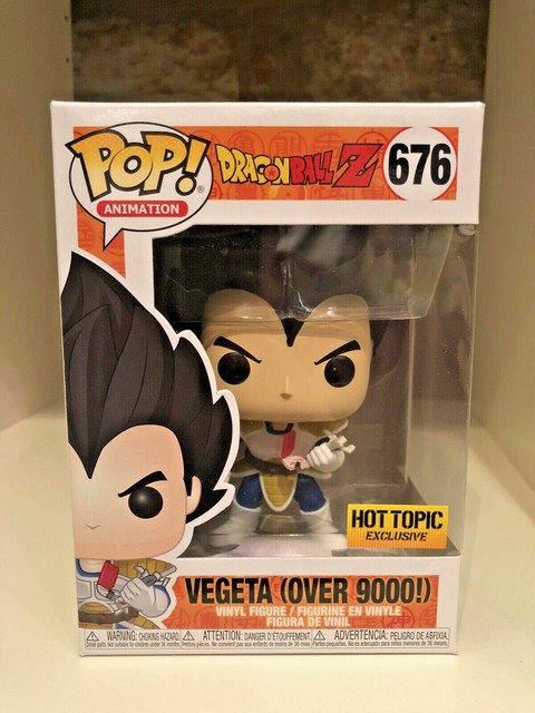 Vegeta Over 9000 Hot Topic Limited Funko Pop Anime Dragon Ball Z #676 for sale online | eBay