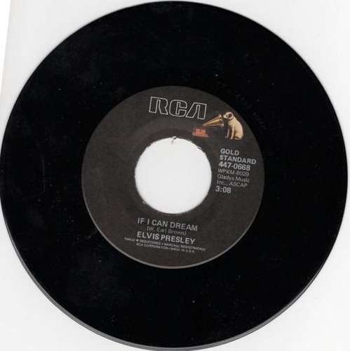 Elvis Presley - If I Can Dream / Edge Of Reality NOS 7" 45 - Picture 10 of 24