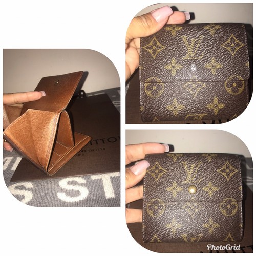 100% Authentic Louis Vuitton Small Canvas Wallet Made In France - Picture 3 of 12