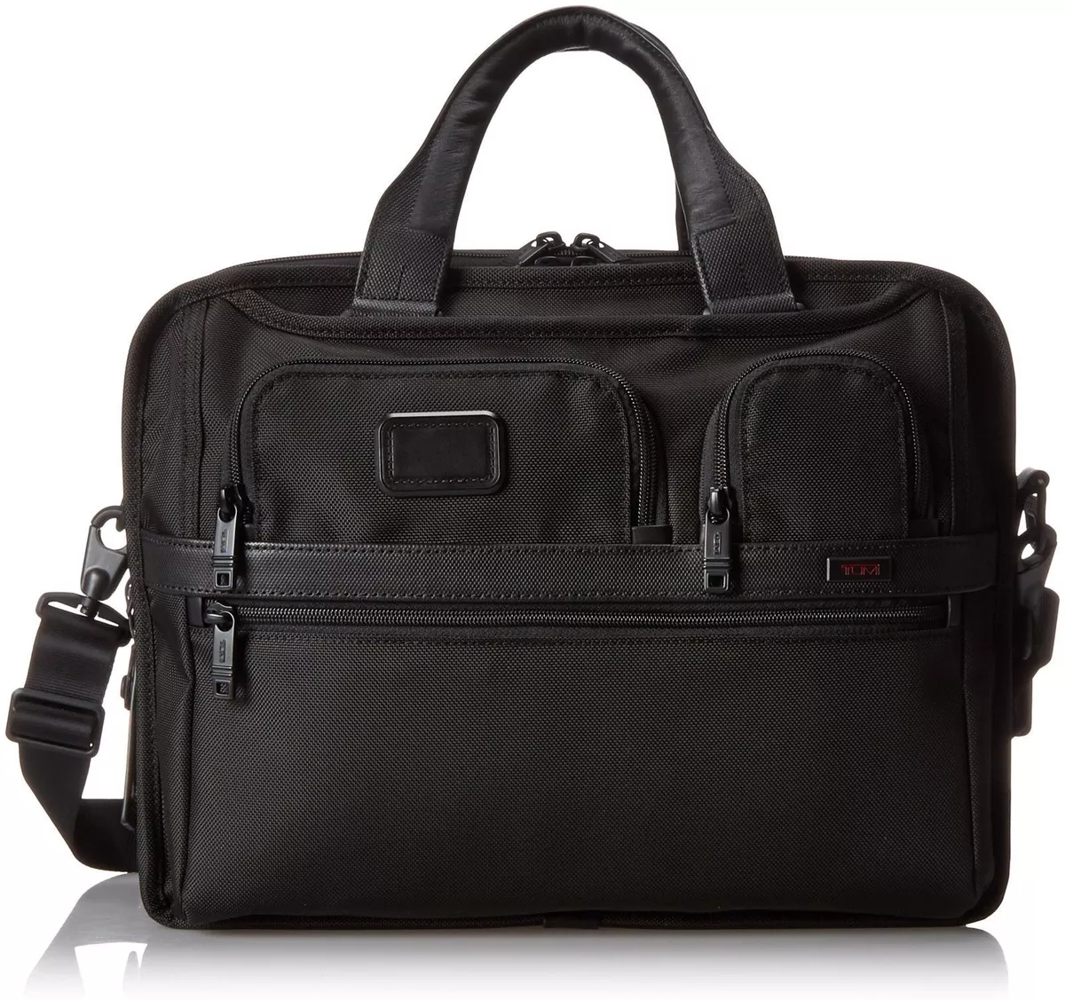 Tumi Black Alpha 2 FXT T-Pass Expandable Laptop Brief Bag