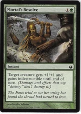 Mortal's Resolve *PLAYSET* Magic MtG x4 Born of the Gods SP