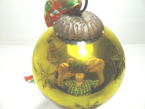 Kugel German Style Large Gold Glass Christmas Ornament - Picture 2 of 3