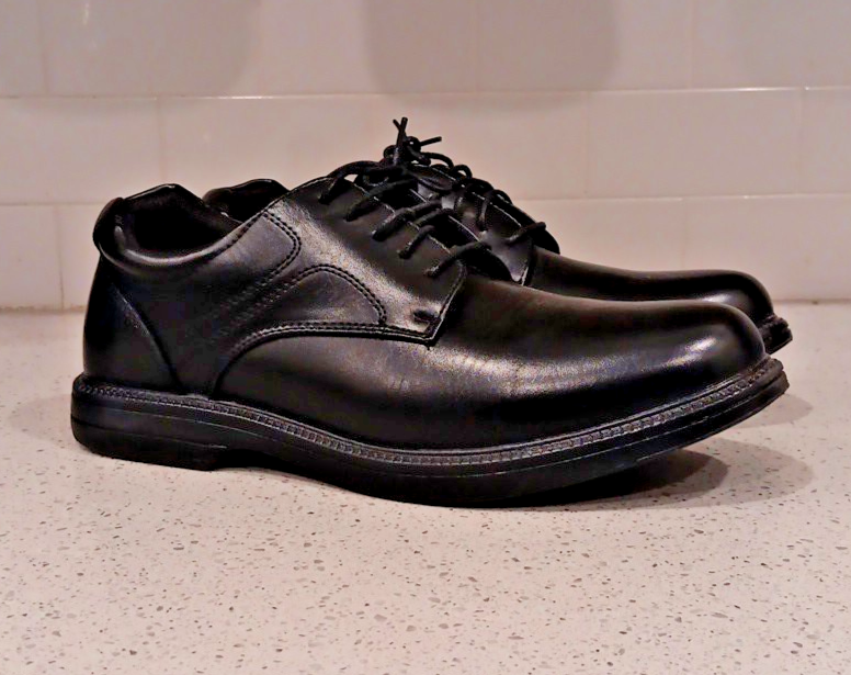 SAOLA Deer Stags NU Times scarpe eleganti Oxford stringate da uomo taglia 11 0 LARGHE nere