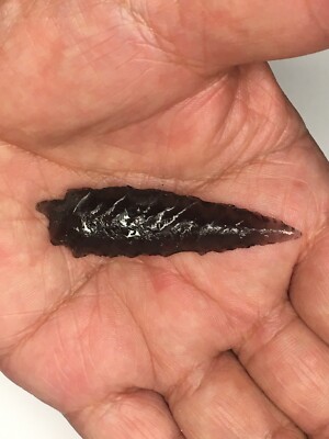 Oregon Obsidian Humbolt Constricted Base Native American Dart Point B924-0284