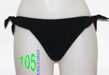 New Black Bikini Bottom Slip Pain De Sucre Diva 2/3 Or 5