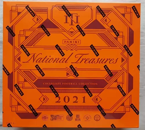 Panini National Treasures Collegiate Football Hobby Box 2021