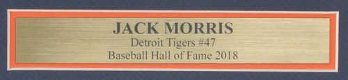 Jack Morris HOF Signed/Autographed 8x10 Photo Detroit Tigers Framed JSA 190848 - Picture 3 of 4