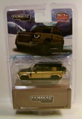 LAND ROVER DEFENDER 110 GOLD TARMAC WORKS GLOBAL64 DIECAST 2022