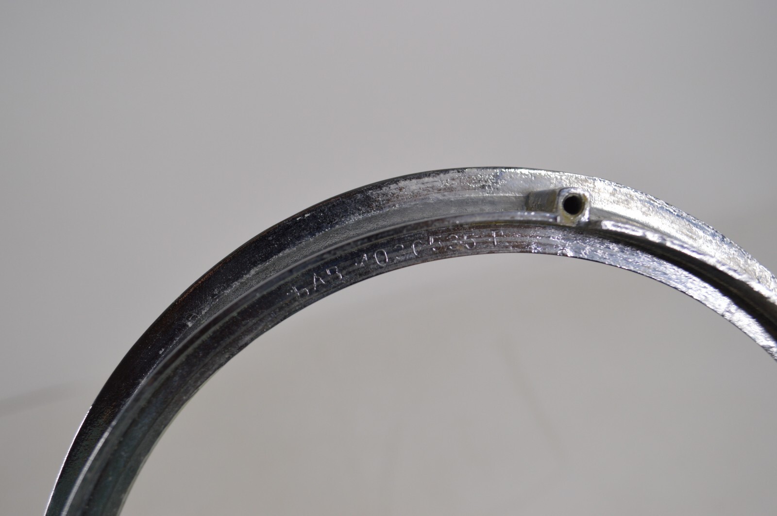 1956 1957 Ford Thunderbird Pair Porthole Chrome Trim Rings Outer OEM