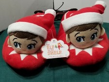 CHRISTMAS ELF ON THE SHELF TODDLER SIZE 7-8 RED SLIPPERS NEW WITH TAG