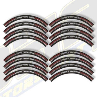 GENUINE OSET Wheel Rim Sticker Decal Kit for OSET 16 16R