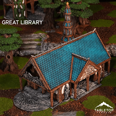 Great Library - Kingdom of Noldareth - Fantasy LOTR Middle Earth Compatible