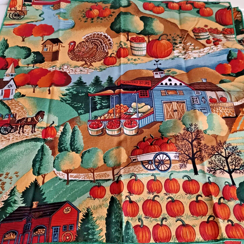 Fall Napkins Farmhouse Old Mill Pumpkins Scarecrows Country Store Farm $2.50each - Picture 5 of 20