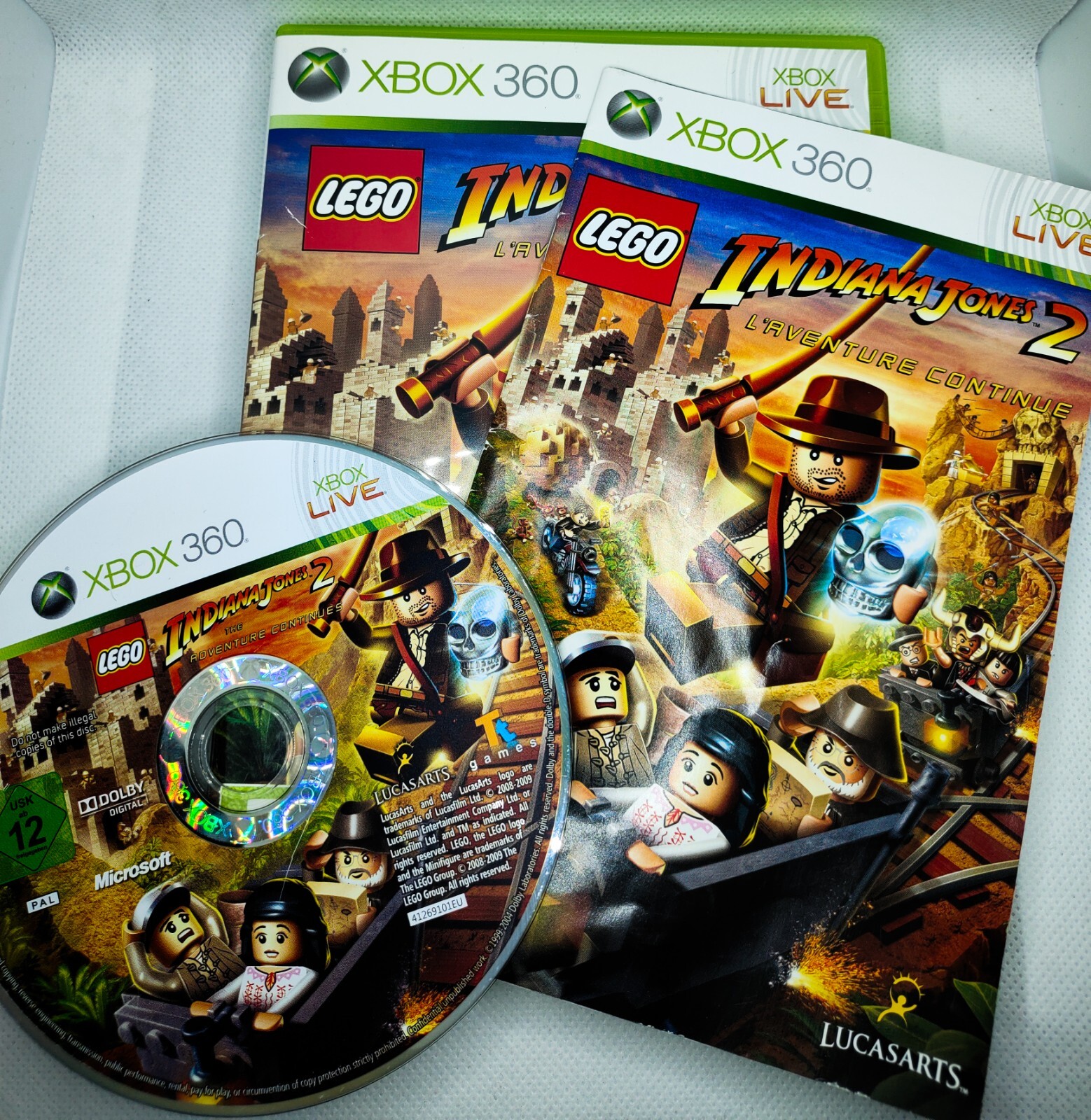👻🇫🇷 Lego Indiana Jones 2 L'aventure Continue Xbox 360 PAL FR
