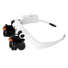 Lupa diadema lupa lupas para ojos gafas con luces V5D7