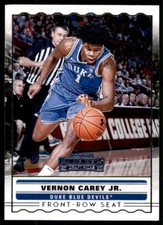 2020-21 Panini Contenders Draft Picks Front-Row Seats Vernon Carey Jr. Duke Blue
