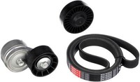 Gates K026PK1835XQ V-Ribbed Belt Set For Alfa Romeo Fiat Lancia