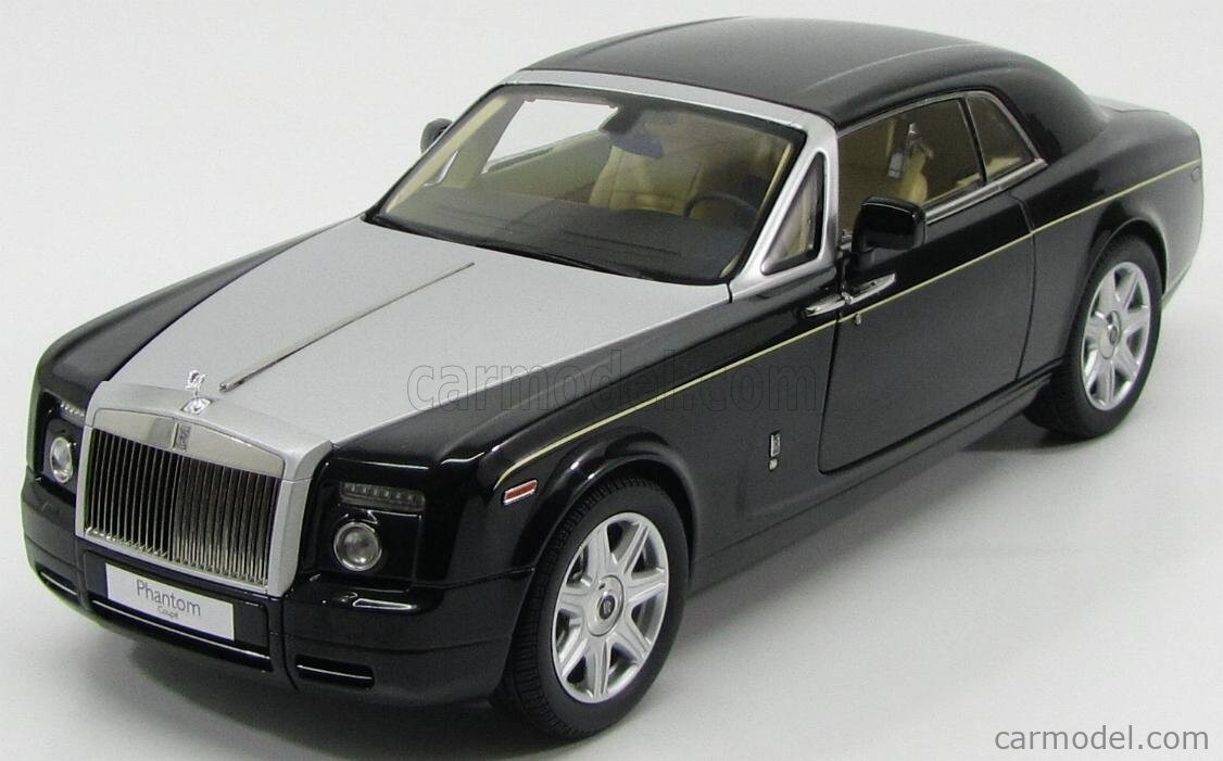 KYOSHO 2008 ROLLS ROYCE PHANTOM COUPE DIAMOND BLACK 2-DOOR 1