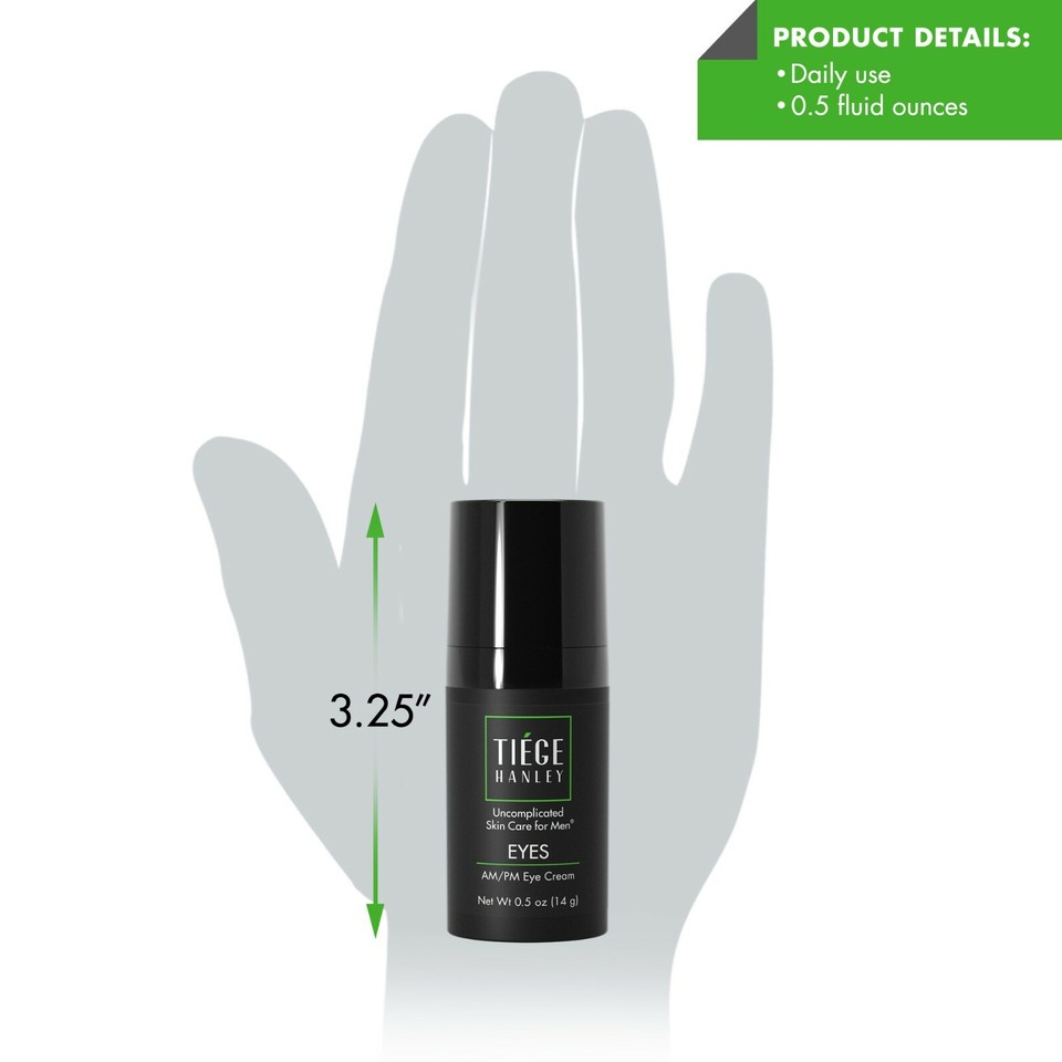 Tiege Hanley Eye Cream for Men Fragrance Free for Sensitive Skin 0.