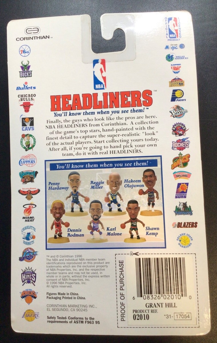 1996 NBA Corinthian NBA Headliners 3” Figure, Select Player | eBay