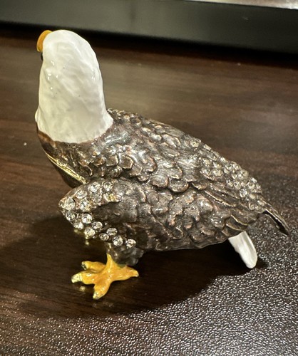 Eagle Jeweled hinged box - Picture 3 of 7