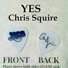YES Classic Rock band 2-sided novelty signature guitar pick (S-2302)t