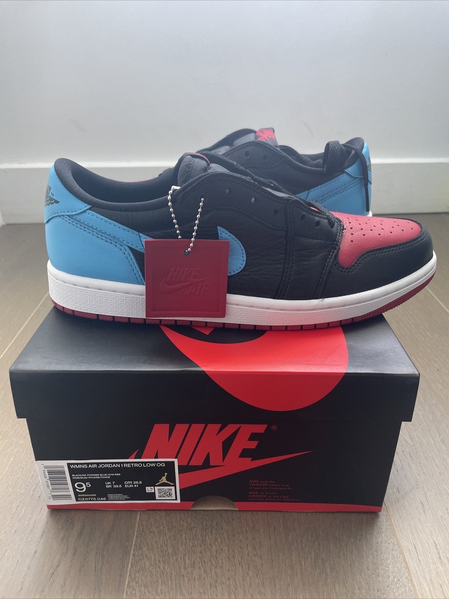 Size 9.5W - WMNS Air Jordan 1 Low Retro OG NC To Chi [CZ0775 046