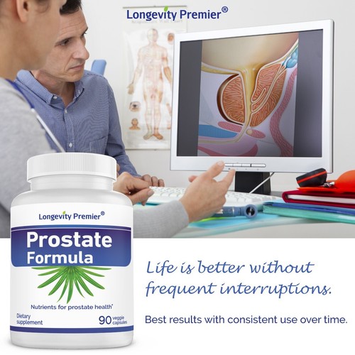 Formula della prostata longevità: miscela di segheria palmetto superiore per una salute completa - Foto 2 di 5