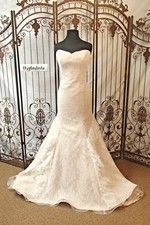 V706W BLUSH BY HAILEY PAIGE ASPEN  SZ 12 $2580   #1571V22 WEDDING GOWN DRESS