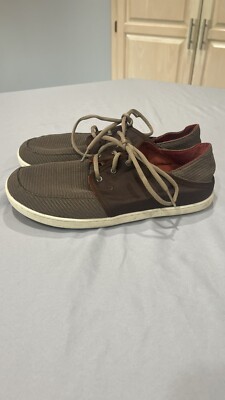 OluKai Nohea Mesh Mens Size 9.5 Brown Low Top Casual Shoes  display picture 2
