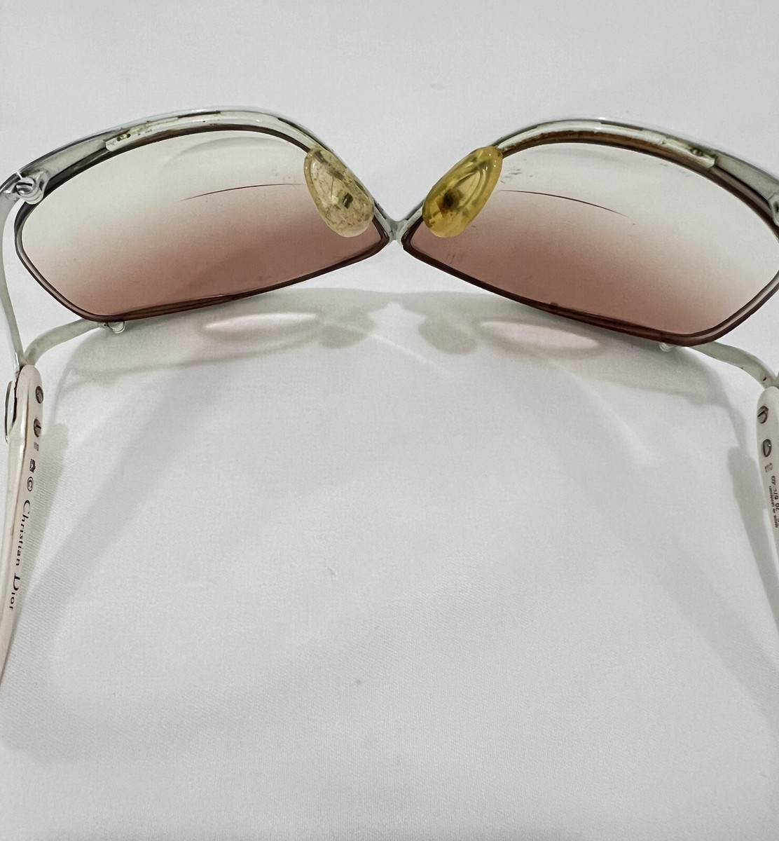 CHRISTIAN DIOR 2056 67mm BUTTERFLY BIFOCAL Sunglasses White