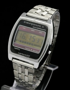russian digital watch