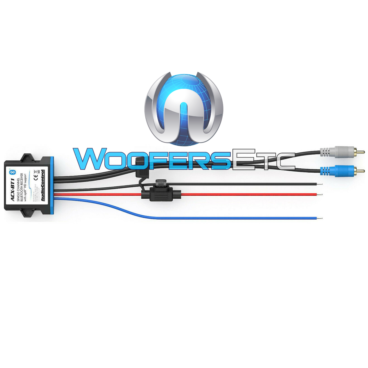 AUDIO ACX-BT1 UNIVERSAL MARINE RATED BLUETOOTH RECEIVER MOTORCYCLE