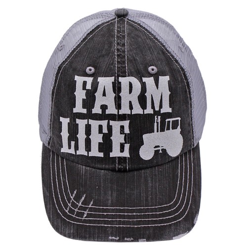 Country Distress Grey Hats 
