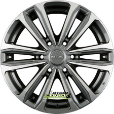 4x Mak Safari 6 gun metallic mirror 8.5x20 ET30 - LK6/114.3 ML66.1 Felgen