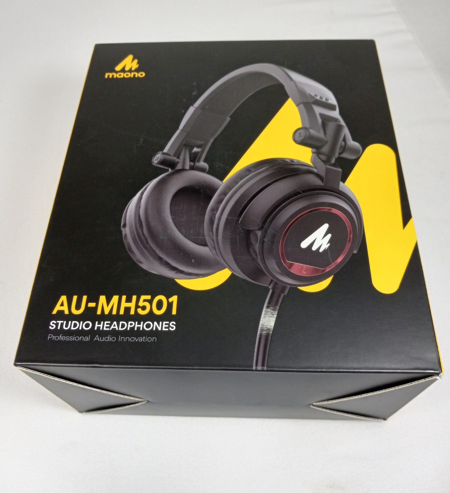 NEW Maono Pro Headphones 50MM Dual Over Ear Studio AU-MH501 Stereo Monitor