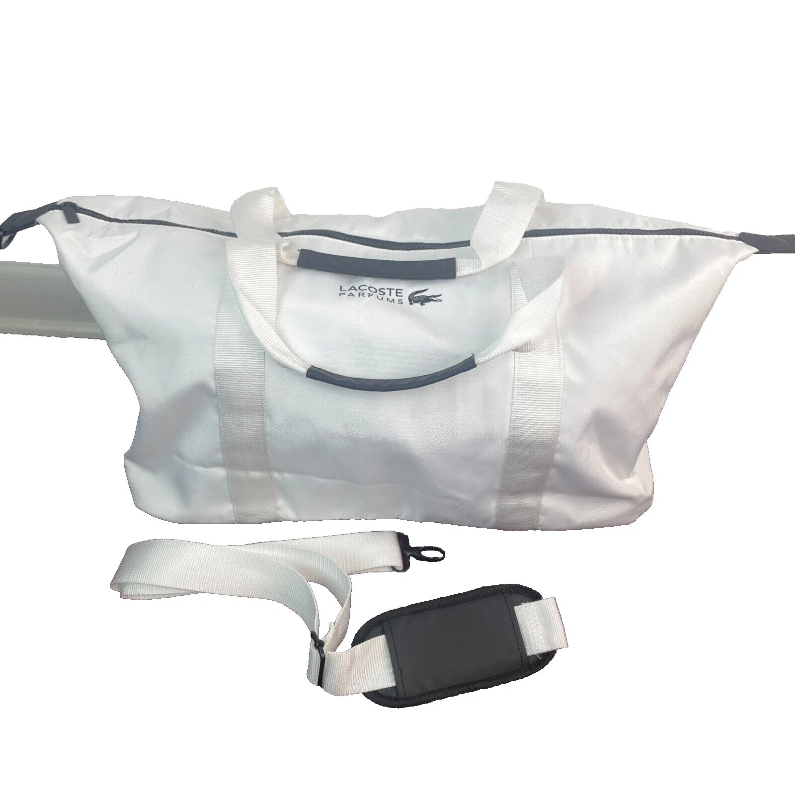 Bolsos blancos Lacoste para hombre