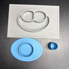 Ezpz Plate Bowl Cup Bundle 3 Compartment Toddler Kid Suction No Slip High Chair