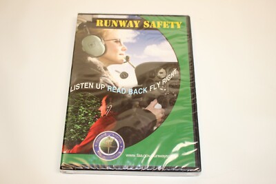 Runway Safety: Listen Up, Read Back & Fly Right FAA Instruction DVD - Sealed!