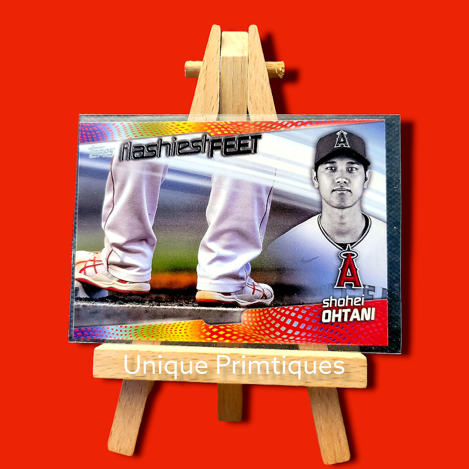 2022 Topps Series 1 Baseball Shohei Ohtani Flashiest Feet FF-14 Angels Superstar