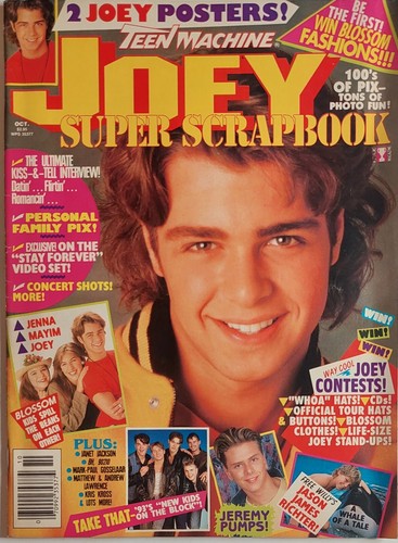 Teen Machine Magazine October 1993 Joey Lawrence Janet Jackson Kris Kross