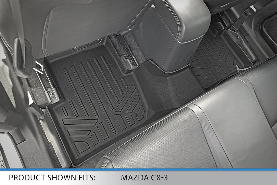 SMARTLINER Custom Fit Floor Mats 2 Row Cargo Trunk Liner 2016-2021 Mazda CX-3 Foto 4 de 4