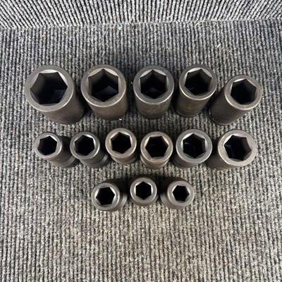 Proto Deep 3/4 Impact Sockets Lot Of 14 Different Excellent Condition