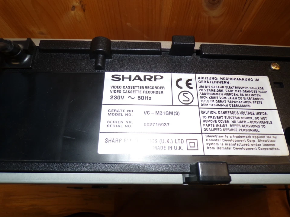 Vintage Sharp Videorecorder Vc-M31 - Bild 4 von 4