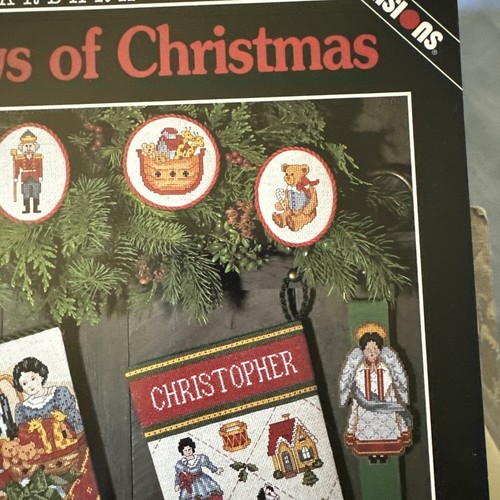 Dimensions Toys of Christmas Stocking Ornament Cross Stitch Pattern Barbara Mock - Picture 5 of 7