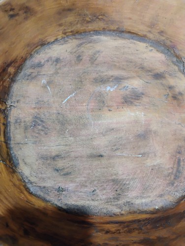 Cuenco de pan de madera nativo americano tallado a mano vintage - Imagen 4 de 15