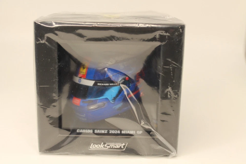 1:5 LookSmart SPARK Carlos Sainz 2024 Miami Helmet - Image 2 of 4