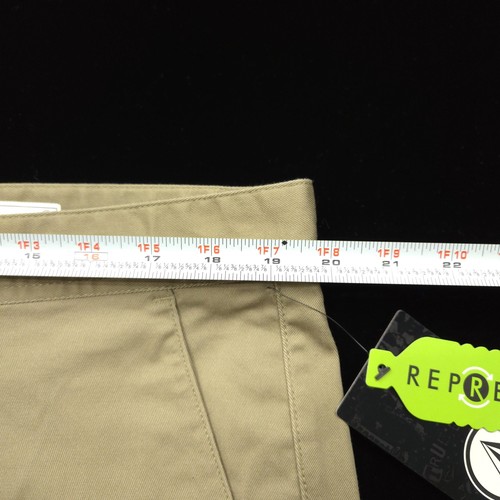 Volcom Shorts Mens 38 Khaki Modern Fit Repreve Stretch Casual Chino New Tags - Picture 7 of 11