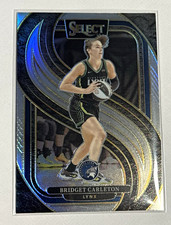 Panini 2025 Select WNBA Bridget Carleton Lynx Premier Level Silver Prizm #193